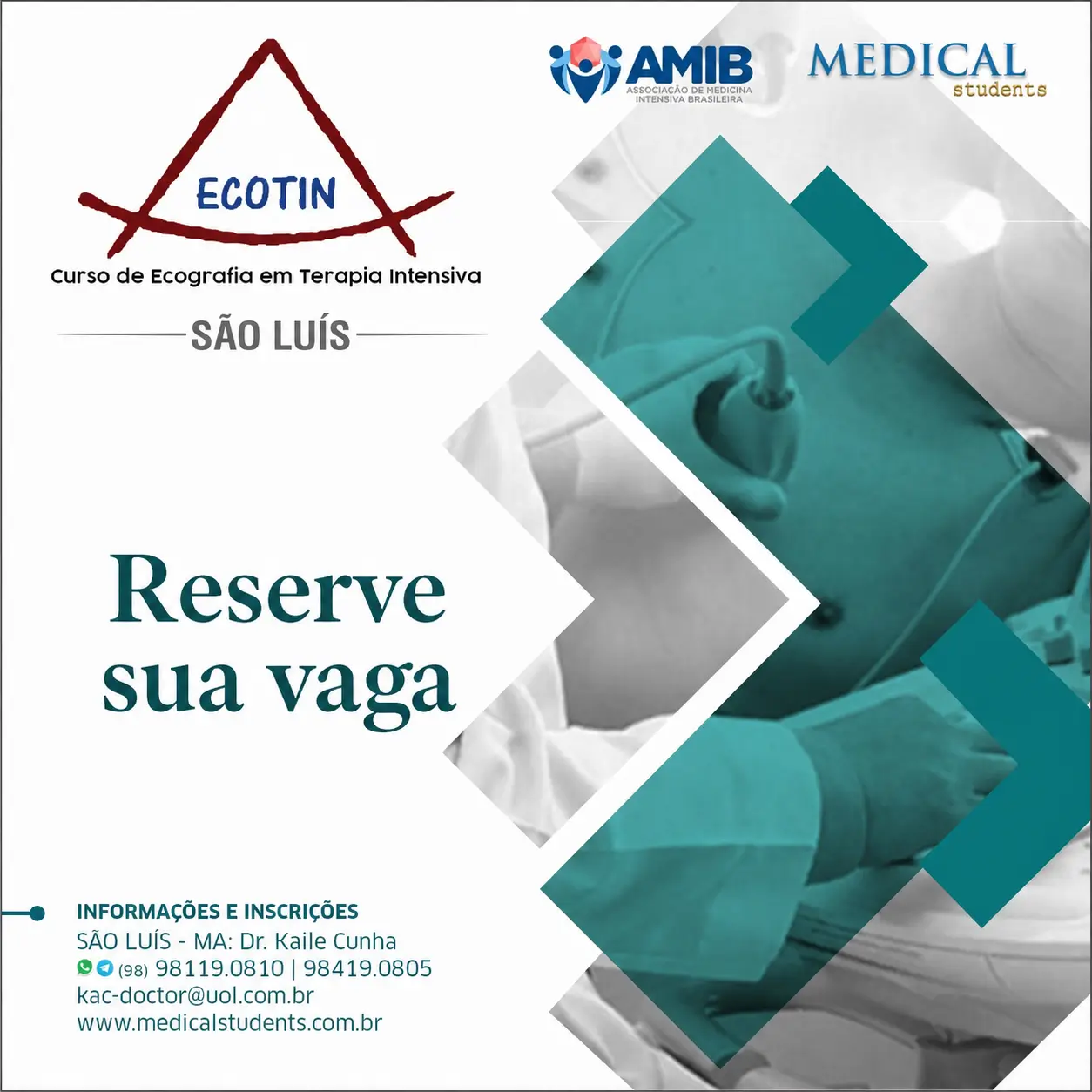 ECOTIN – Ecografia em Terapia Intensiva