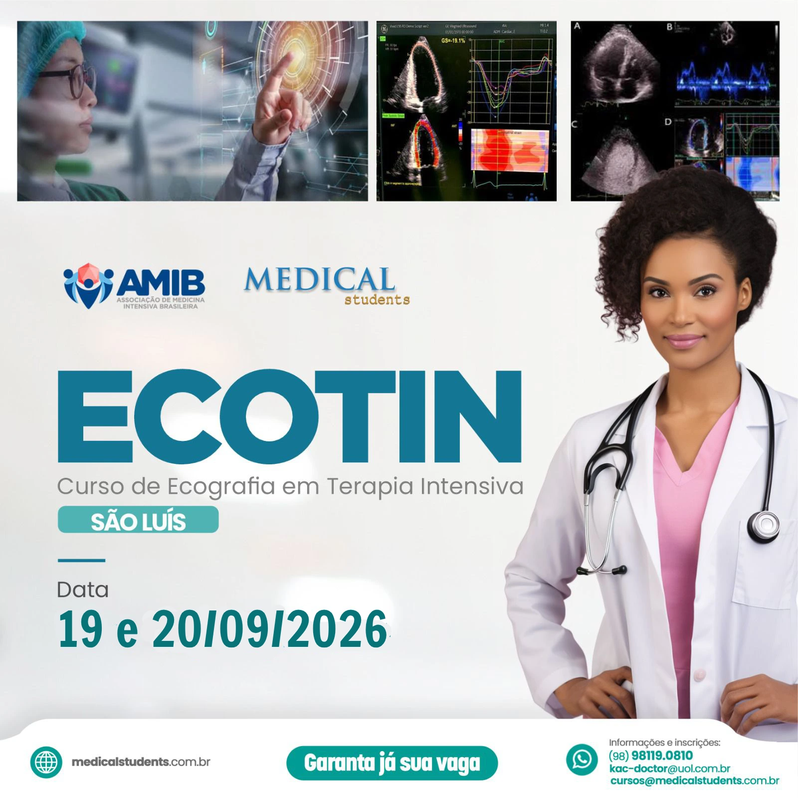 ECOTIN – Ecografia em Terapia Intensiva